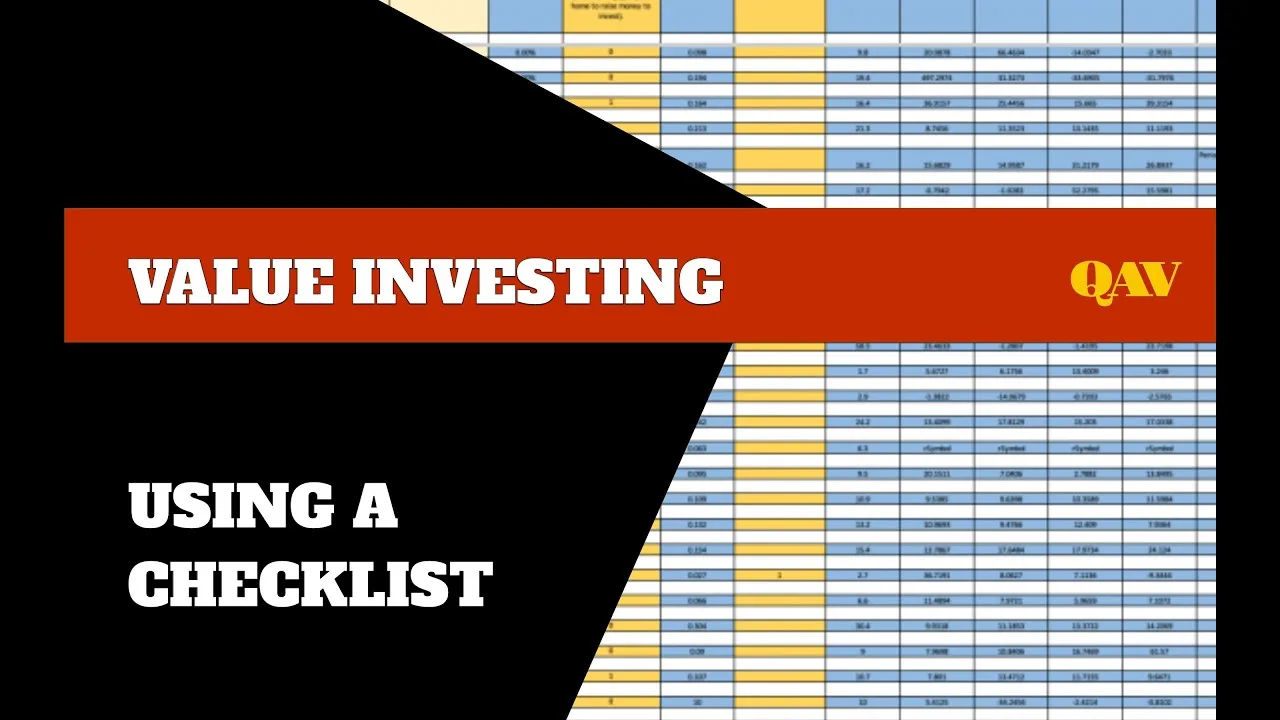 The Ultimate Value Investing Checklist: A Comprehensive Guide